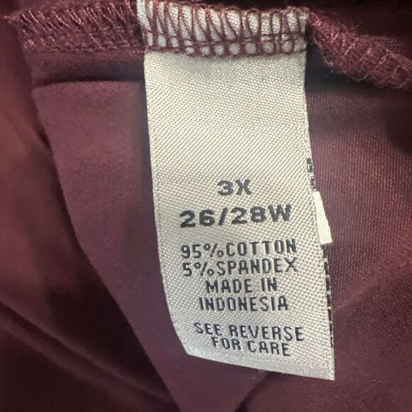 NWT Catherines Suprema Collection T-shirt Stretch Plus Size 3X 26/28 Purple - Picture 8 of 9